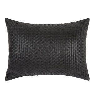 Luxe Cushion- weaved genuine leather